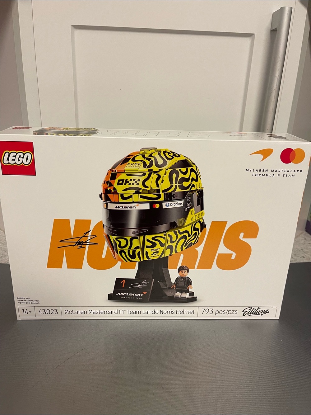 Lego 43023 McLaren Mastercard F1 Team Lando Norris Helmet 793Pcs 14+ NiP